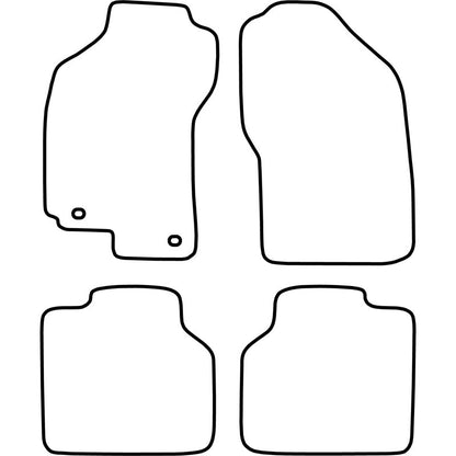 Autoteppiche passend für Fiat Brava/Bravo/Marea 1995-2000