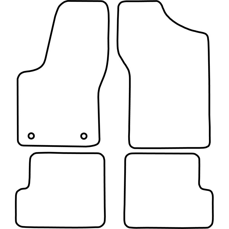 Autoteppiche passend für Fiat Seicento 1998-2005