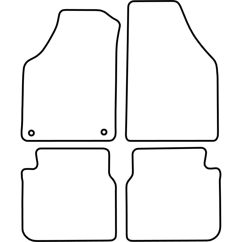 Autoteppiche passend für Fiat Idea 2003-2007