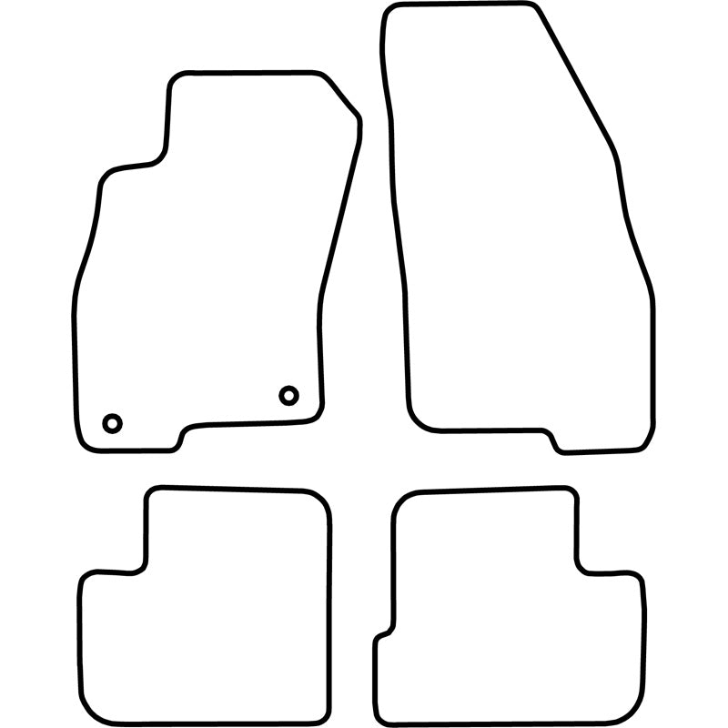 Autoteppiche passend für Fiat Grande Punto 2005-2011