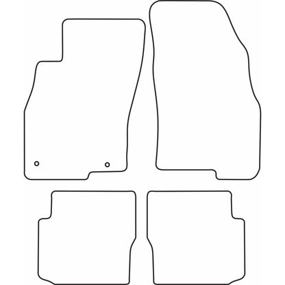 Autoteppiche passend für Fiat Punto Evo (3 türig) 2009-2014