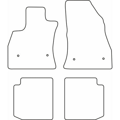 Autoteppiche passend für Fiat 500L 2013-2017