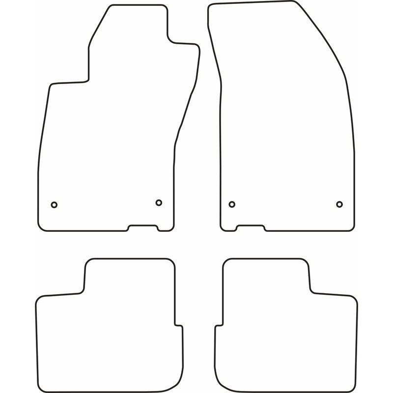 Autoteppiche passend für Fiat Tipo Limousine 2016-
