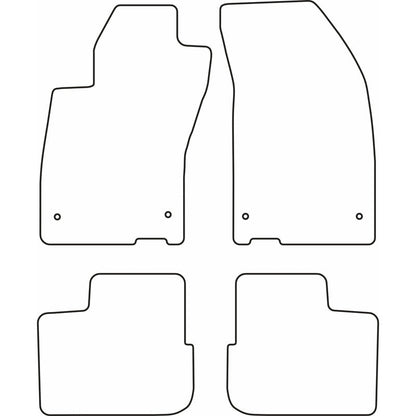 Autoteppiche passend für Fiat Tipo Limousine 2016-