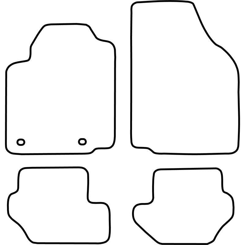 Autoteppiche passend für Ford Fiesta 1995-2002