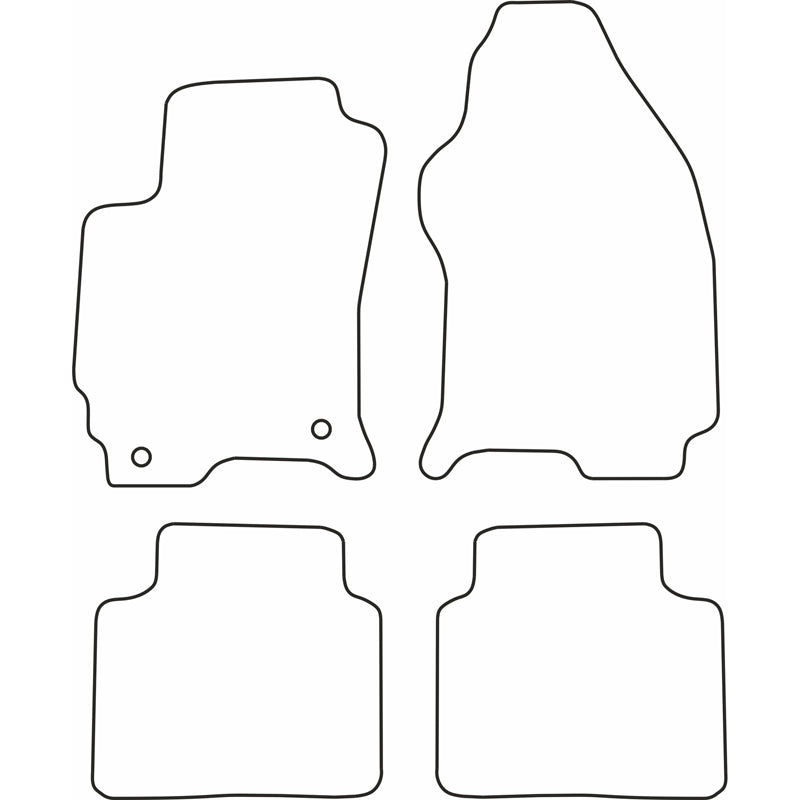 Autoteppiche passend für Ford Mondeo 2000-2007