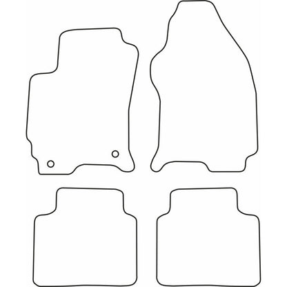 Autoteppiche passend für Ford Mondeo 2000-2007