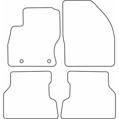 Autoteppiche passend für Ford Focus 2004-2008