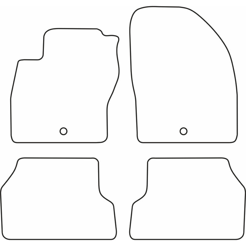 Autoteppiche passend für Ford Focus 2008-2011