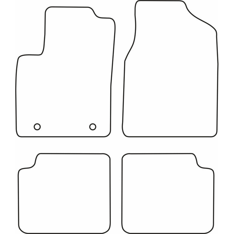 Autoteppiche passend für Ford Ka 2008-2012