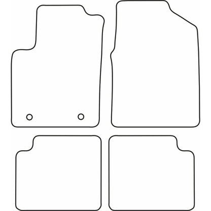 Autoteppiche passend für Ford Ka 2013-2015