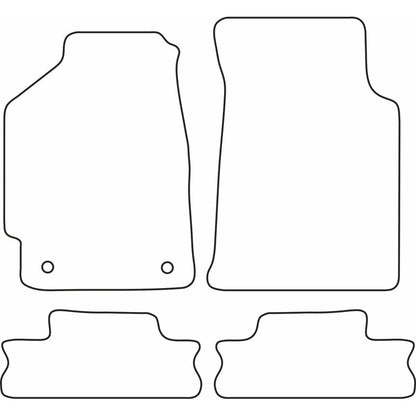 Autoteppiche passend für Honda CRX 1988-1992