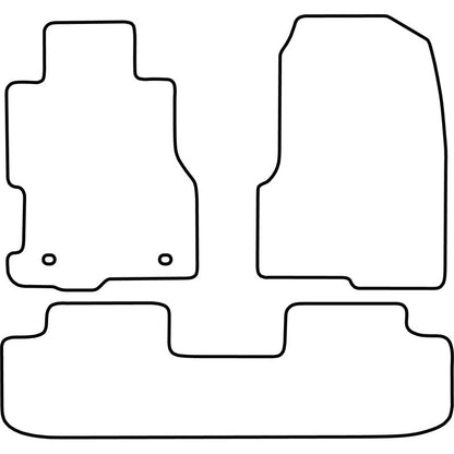 Autoteppiche passend für Honda Civic 3 türig 2001-2004