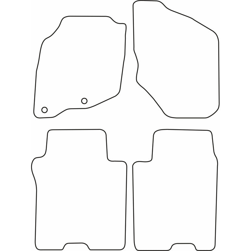 Autoteppiche passend für Honda Jazz 2002-2008