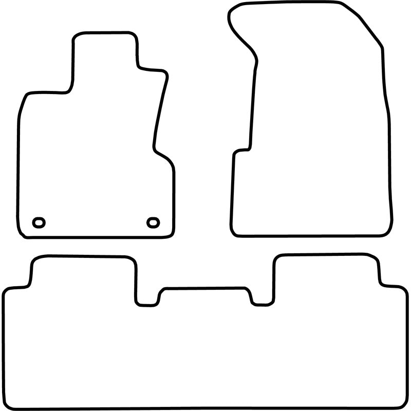 Autoteppiche passend für Honda CR-V 2002-2007 (exkl. Automatik)