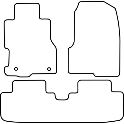 Autoteppiche passend für Honda Civic 3 türig 2004-2006