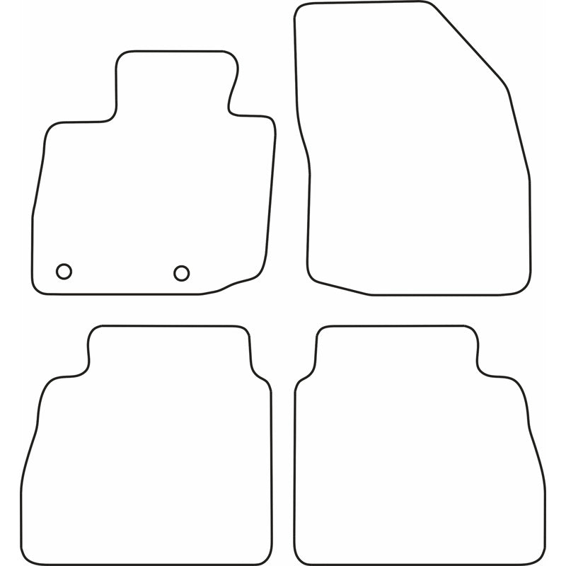 Autoteppiche passend für Honda Civic 3/5 türig 2005-2012