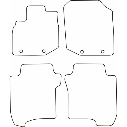 Autoteppiche passend für Honda Jazz 2008-2011