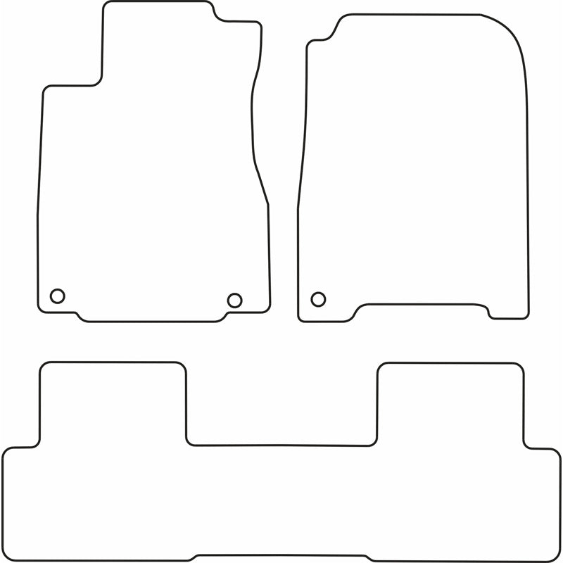 Autoteppiche passend für Honda CR-V 2013-2018