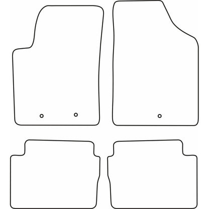 Autoteppiche passend für Hyundai i10 2008-2010