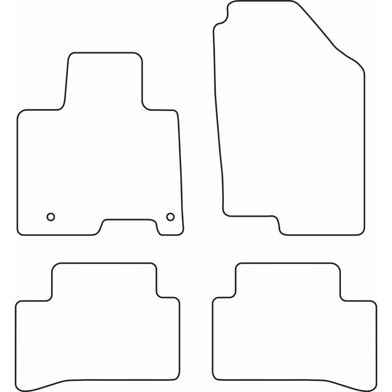 Autoteppiche passend für Hyundai Tucson (NX4E) 48V Mild & Plug-In Hybrid 2020- exkl. Full Hybrid