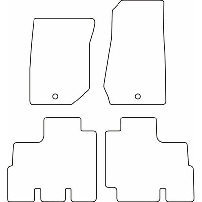 Autoteppiche passend für Jeep Wrangler III (JK) 2007-2018