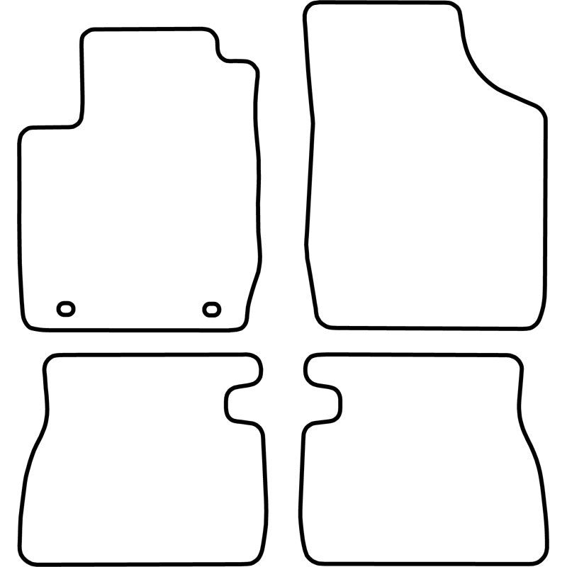 Autoteppiche passend für Kia Rio 2000-2005