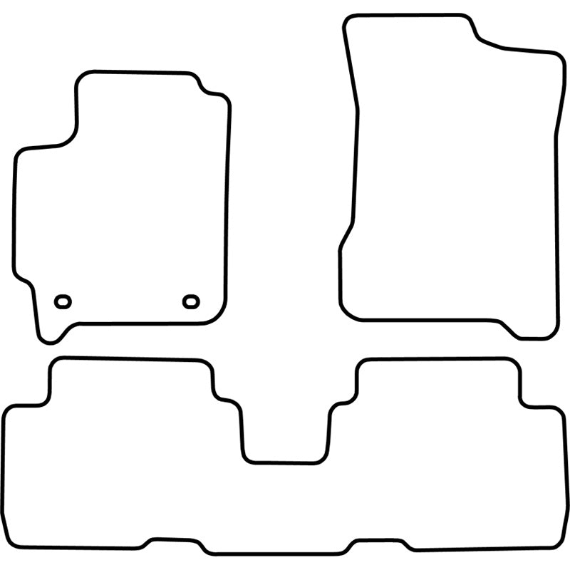 Autoteppiche passend für Kia Carens 2002-2006 (5 Personen)