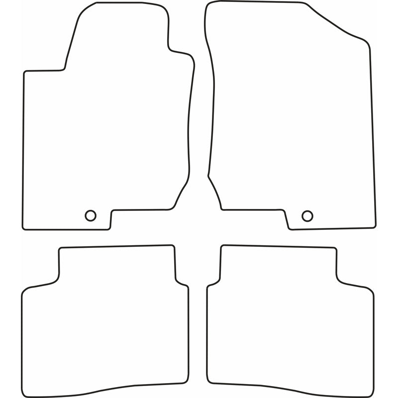 Autoteppiche passend für Kia Cee'd 2007-2010