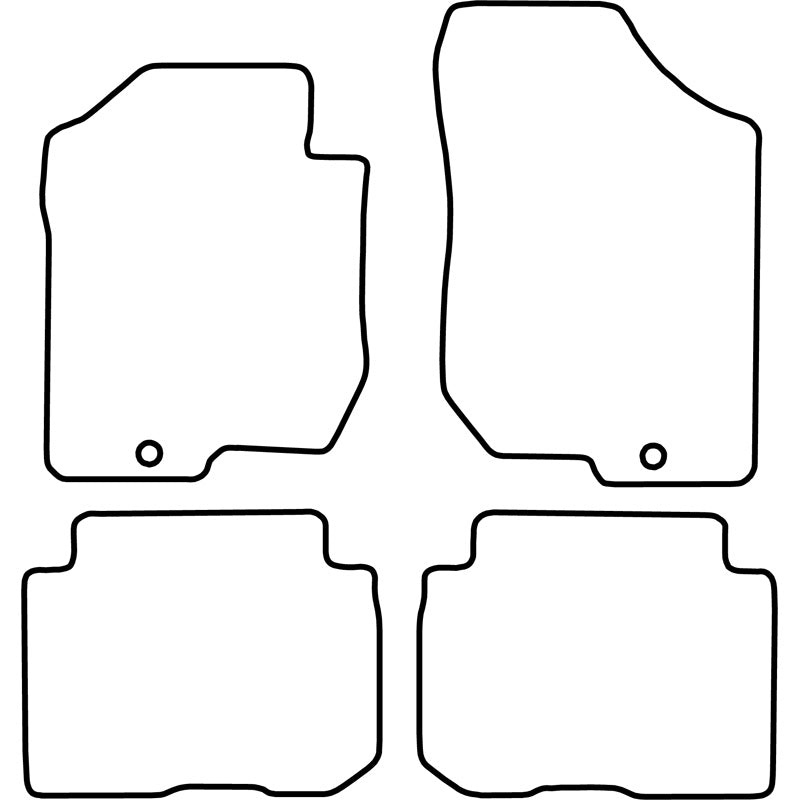 Autoteppiche passend für Kia Carens 2006-2011 (5 Personen)