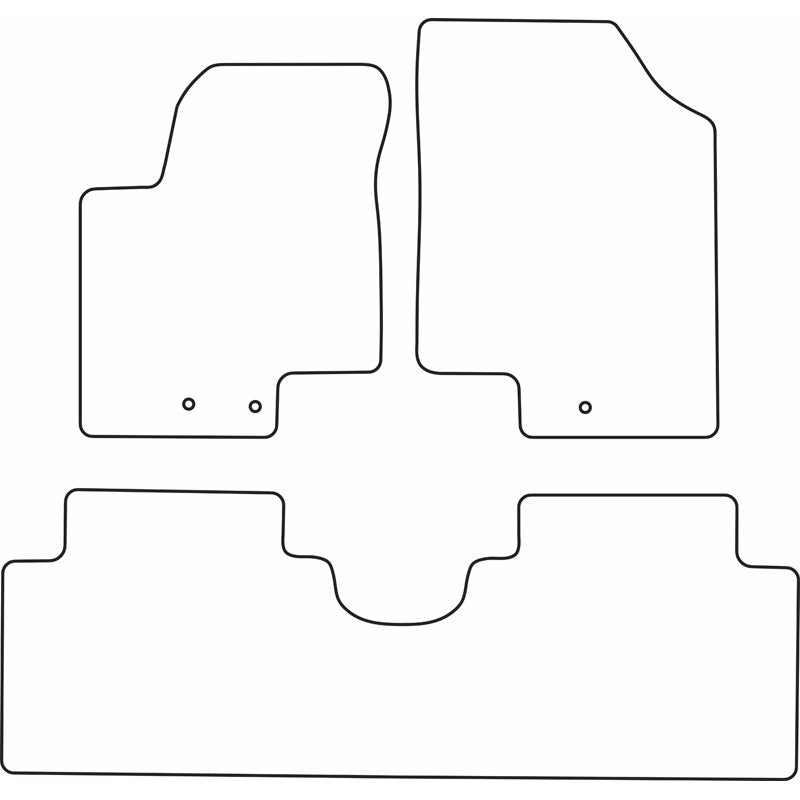 Autoteppiche passend für Kia Venga 2009-