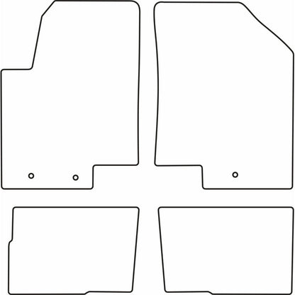 Autoteppiche passend für Kia Soul 2009-2011