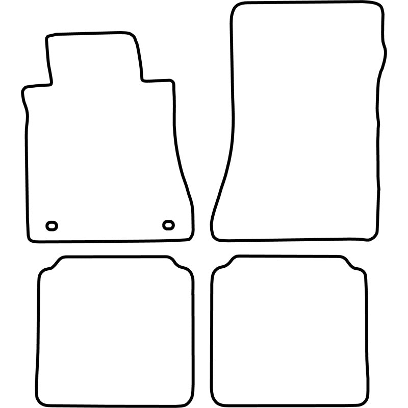 Autoteppiche passend für Mercedes S Klasse W126 1971-1991