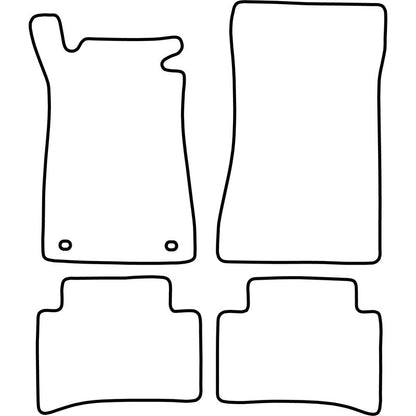 Autoteppiche passend für Mercedes C Klasse W202 1993-2000