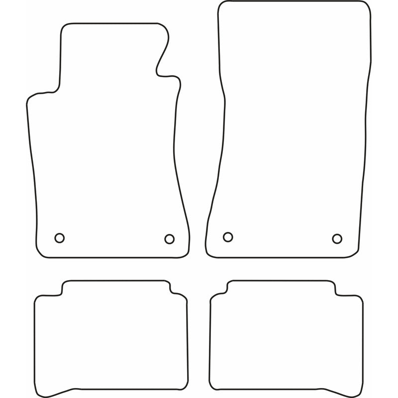 Autoteppiche passend für Mercedes E Klasse W211 2002-2006