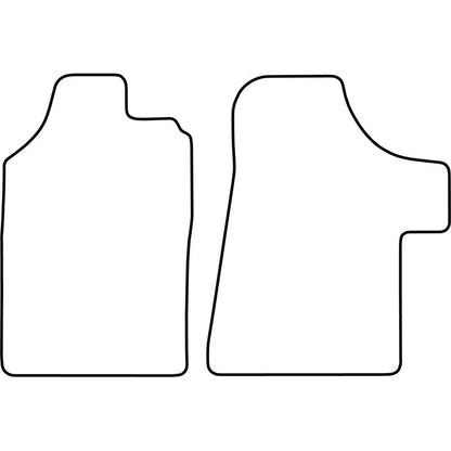 Autoteppiche passend für Mercedes Vito 2004-2010 (nur vorne)