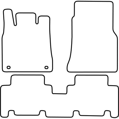 Autoteppiche passend für Mercedes A Klasse 1997-2001