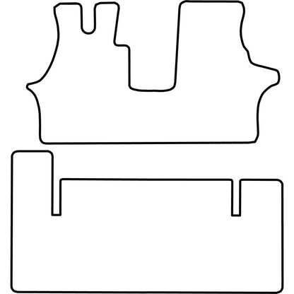 Autoteppiche passend für Mercedes Vito V-klasse (nur vorne)