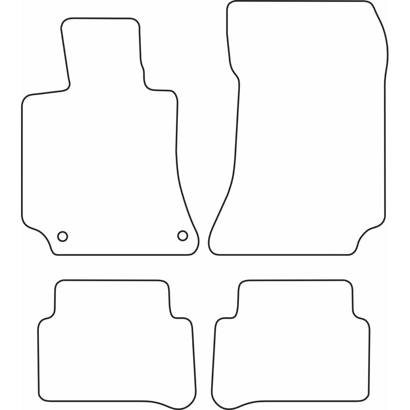 Autoteppiche passend für Mercedes E Klasse W212 2009-2013