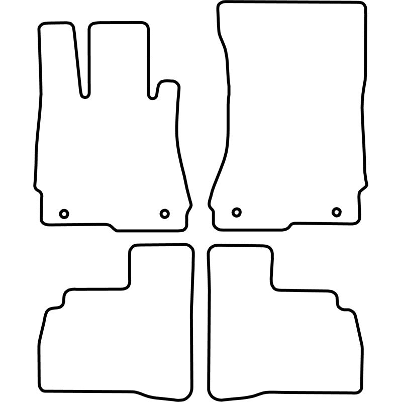 Autoteppiche passend für Mercedes S-Klasse W221 2009-2013