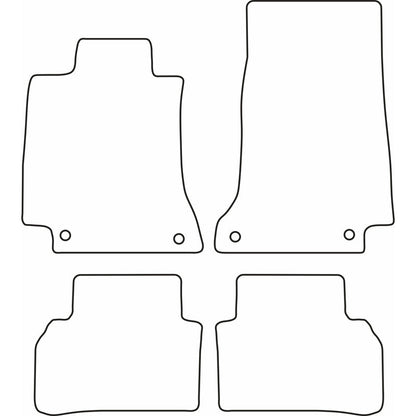 Autoteppiche passend für Mercedes C-Klasse W205 2014-2021