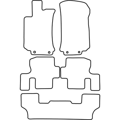 Autoteppiche passend für Mercedes R-Klasse W251 2005-2010