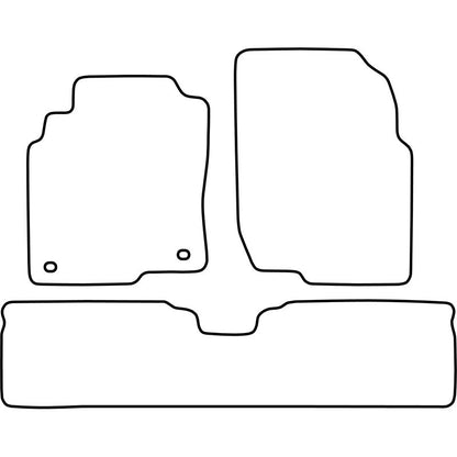 Autoteppiche passend für Nissan Almera Tino 2000-2006