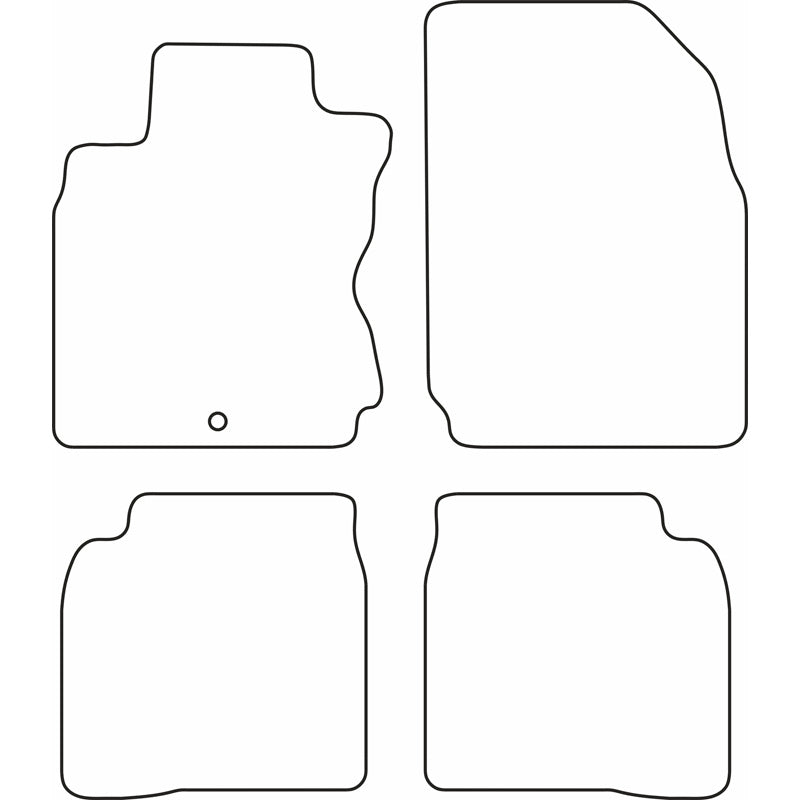 Autoteppiche passend für Nissan Note 2006-2013