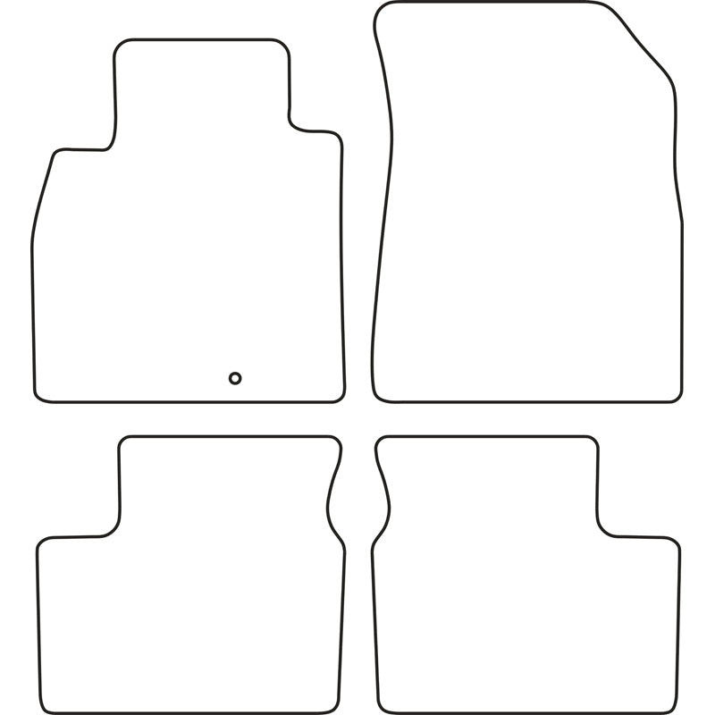 Autoteppiche passend für Nissan Micra 2011-2016