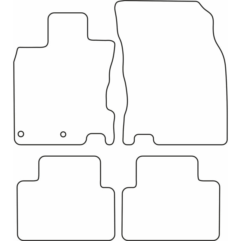 Autoteppiche passend für Nissan Qashqai II 2014-2020