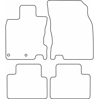 Autoteppiche passend für Nissan Qashqai II 2014-2020