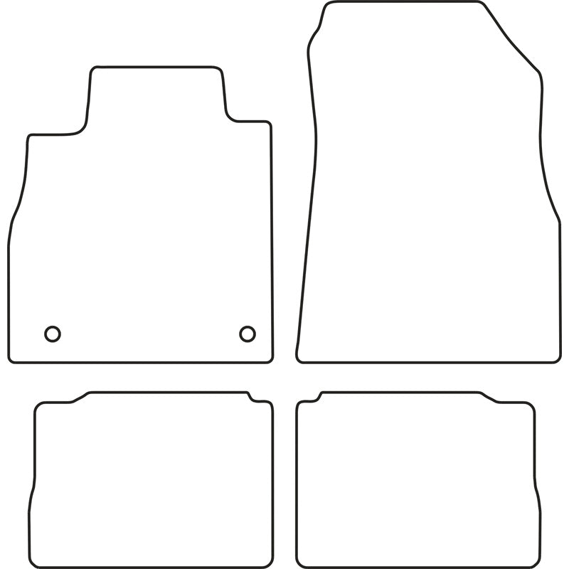 Autoteppiche passend für Nissan Micra K14 2017-