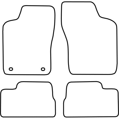 Autoteppiche passend für Opel Kadett E 1984-1993