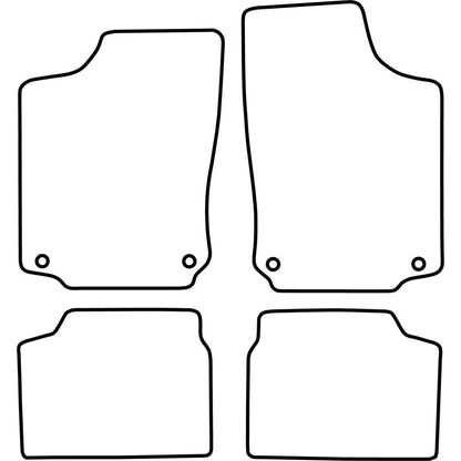 Autoteppiche passend für Opel Corsa C 2000-2006